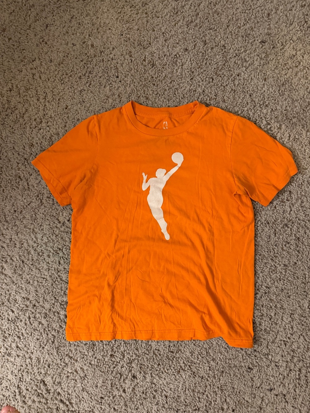 WNBA Orange Kids Basketball Silhouette Tee